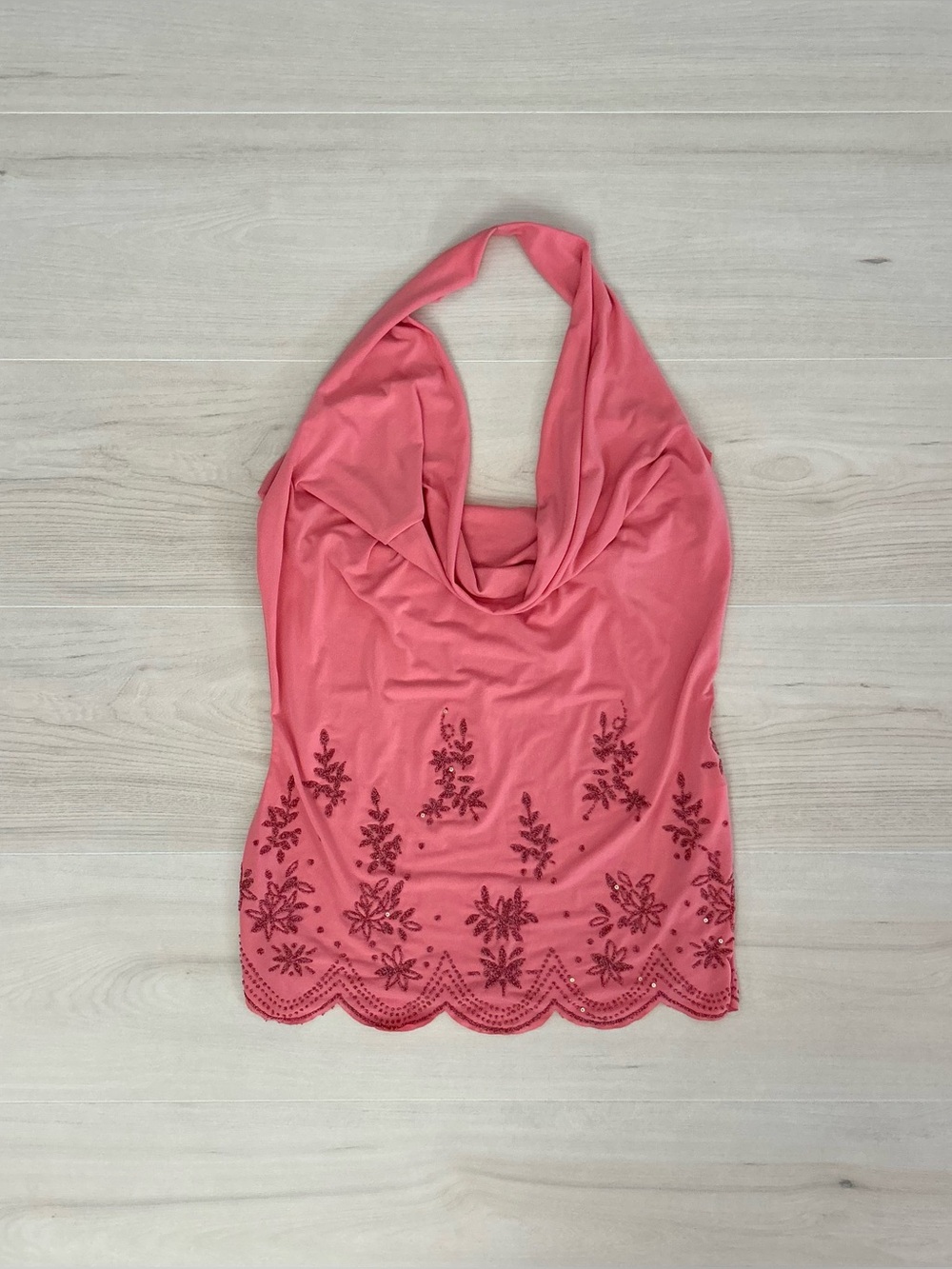rampage beaded halter top